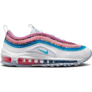 Nike Air Max 97 SE Bright Colours GS (DV7550-100) белого цвета