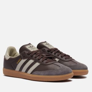 кроссовки adidas Samba OG (ID1481) коричневого цвета