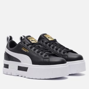 кроссовки Puma Mayze Classic (384209-09-4_450X450.JPG) черного цвета