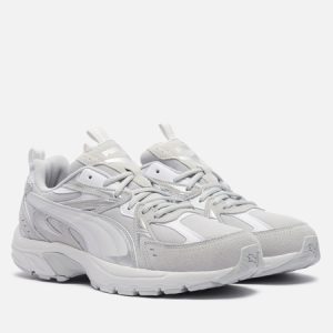 кроссовки Puma Milenio Tech Suede (393489-02) серого цвета