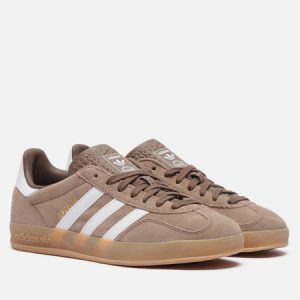 кроссовки adidas Gazelle Indoor (JQ0175) коричневого цвета