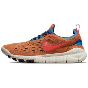 Nike Free Run Trail Dark Russet Blue Nebula  - Habanero- (CW5814-20141)