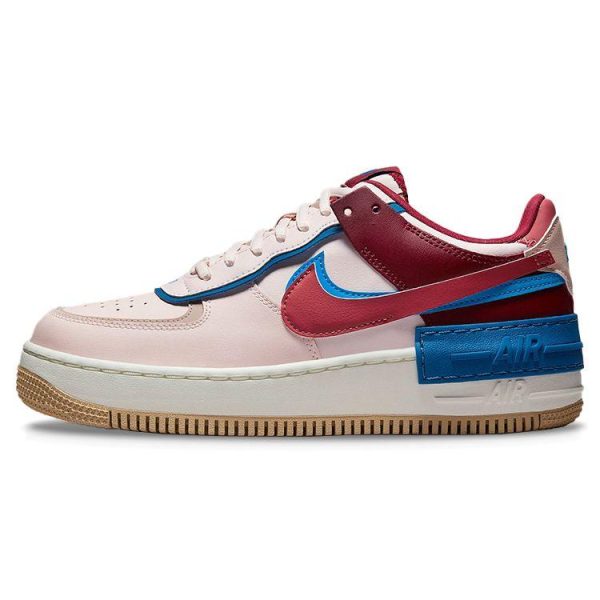 Nike Air Force 1 Shadow Soft Pink Canyon Rust Light-Soft-Pink Fossil-Stone Team-Red (CI0919-60143)