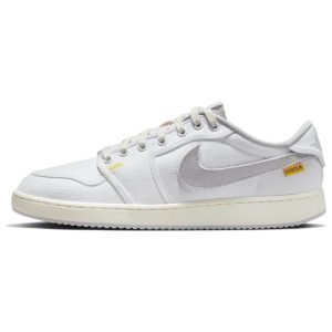 Union LA x Air Jordan 1 KO Low White Neutral Grey Sail University-Gold (DO8912-10136)