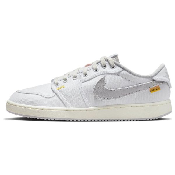 Union LA x Air Jordan 1 KO Low White Neutral Grey Sail University-Gold (DO8912-10136)