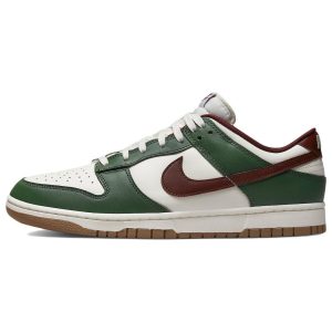 Nike Dunk Low Gorge Green Team Red White Gum-Medium-Brown (FB7160-16144)