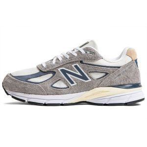 New Balance 990v4 Made in USA Grey Day 2023 Marblehead Vintage-Indigo (U990TA444)