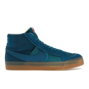 Nike Zoom Blazer Mid Premium Plus SB Teal Gum Green Green-Abyss Phantom (DV5468-30036)