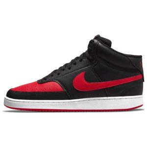 Nike Court Vision Mid Bred Black University-Red White (DM8682-00145)