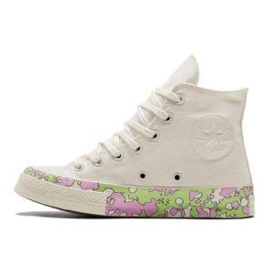 Converse Chuck 70 High Crafted Florals Cream Egret Beyond-Pink A (01187C35)