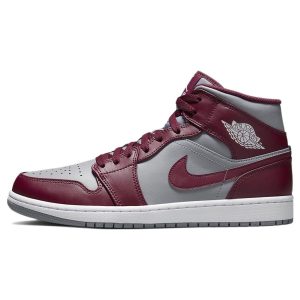 Air Jordan 1 Mid Cherrywood Red   - (DQ8426-61543)