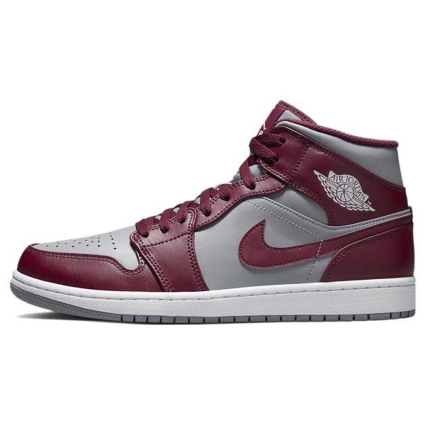 Air Jordan 1 Mid Cherrywood Red   - (DQ8426-61543)
