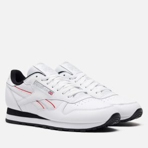 кроссовки Reebok Classic Leather (100209485) белого цвета