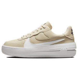 Nike Air Force 1 PLTAFORM Fossil Cream Sail Summit-White (DJ9946-20040)