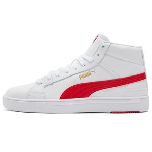 Puma Serve Pro Lite Mid White High Risk Red Team-Gold (382095-0236)