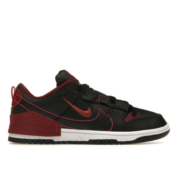 Nike Dunk Low Disrupt 2 Black Dark Beetroot Canyon-Rust Team-Red (DV4024-00336)