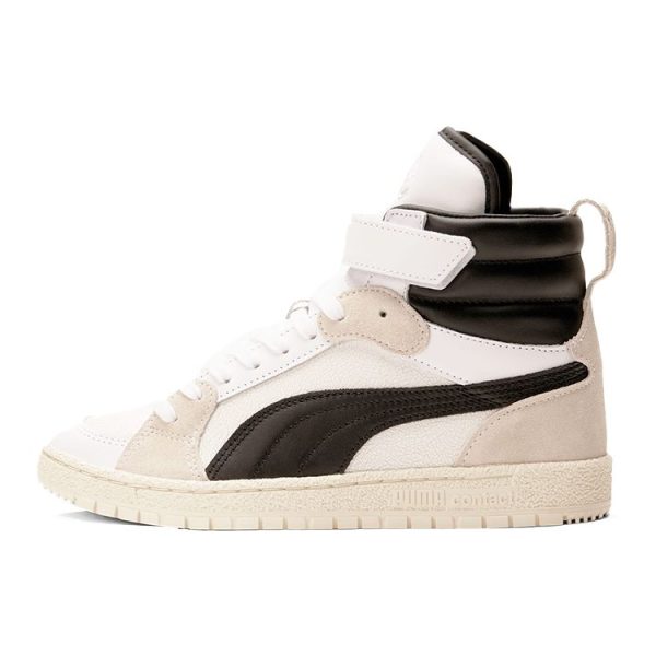 Puma Ralph Sampson Mid High Court Regal   Cream Whisper-White Black (382228-0238)