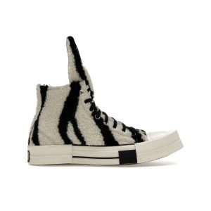 Converse Rick Owens x DRKSHDW TURBODRK Chuck 70 High Zebra White Lily-White Black A (03943C41.5)