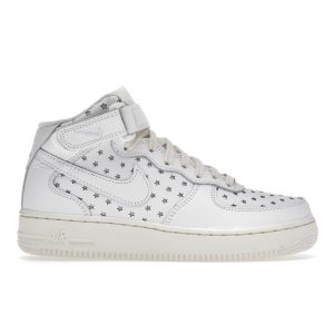 Nike Air Force 1 Mid Cut Out Stars White Summit-White Coconut-Milk (DV3451-10044)