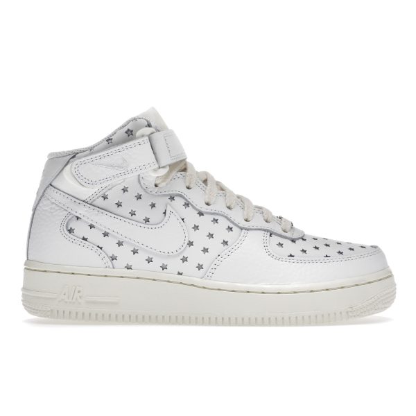 Nike Air Force 1 Mid Cut Out Stars White Summit-White Coconut-Milk (DV3451-10044)