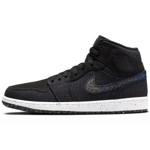 Air Jordan 1 Mid Crater Black Racer-Blue White (DM3529-00140)
