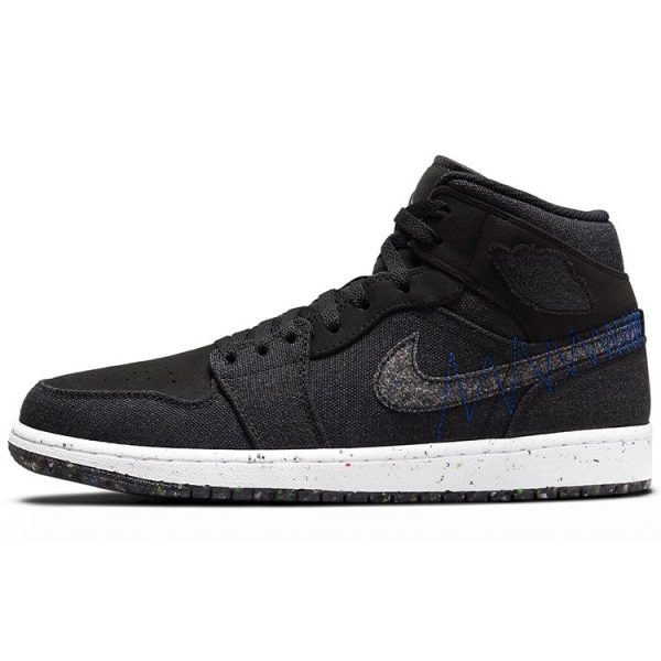 Air Jordan 1 Mid Crater Black Racer-Blue White (DM3529-00140)