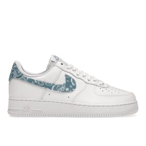 Nike Air Force 1 07 Essentials Blue Paisley White Worn-Blue (DH4406-10036)