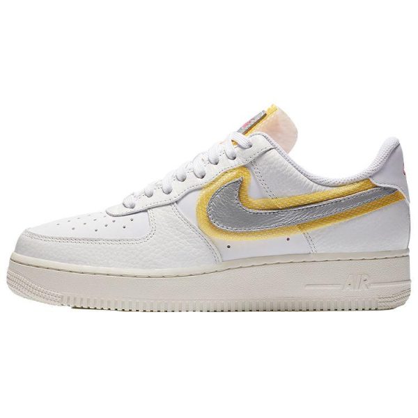 Nike Air Force 1 07 LX White Metallic Silver Gold (CZ8104-10036)