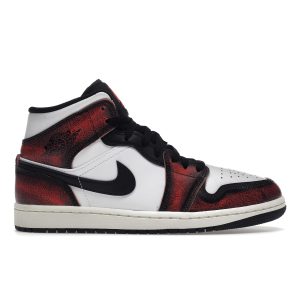 Air Jordan 1 Mid SE Wear-Away White Black Sail (DV9565-00640)