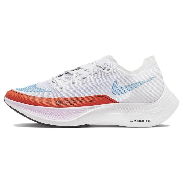 Nike ZoomX Vaporfly Next 2 White Rush Orange   Doll Laser-Blue (CU4123-10236)