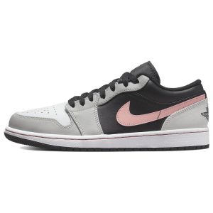 Air Jordan 1 Low Grey Fog Bleached Coral Black White (553558-06244)