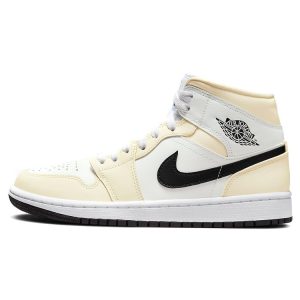 Air Jordan 1 Mid Coconut Milk White Black Summit-White (BQ6472-12142)