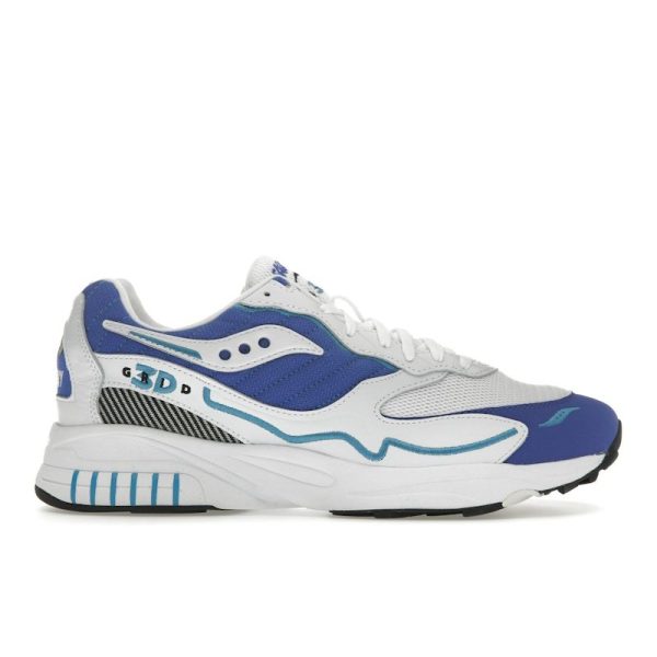 Saucony 3D Grid Hurricane White Royal (S70646-242)