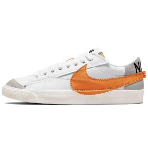 Nike Blazer Low 77 Jumbo White Alpha Orange   Grey-Fog Sail (DN2158-10043)