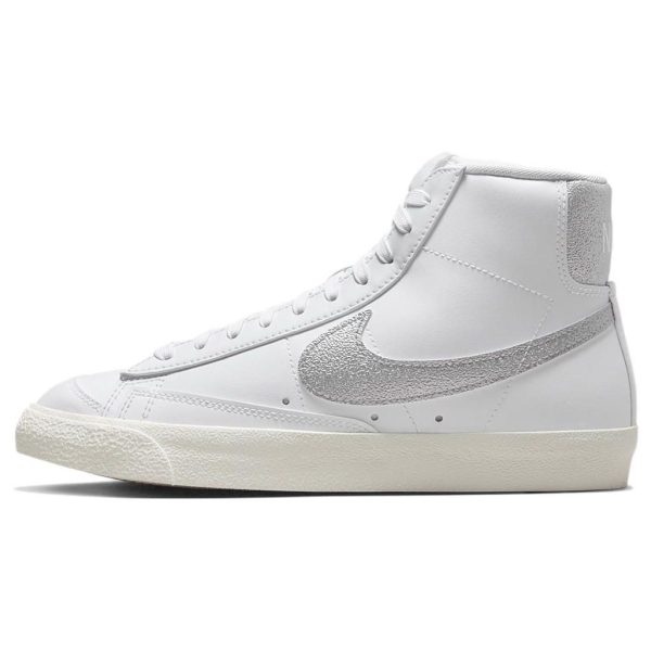 Nike Blazer Mid 77 Essential White Metallic Silver   Sail Summit-White (DQ7574-10038)