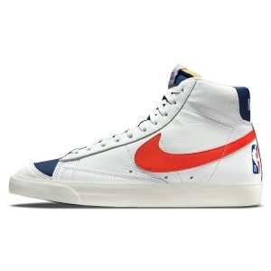 Nike NBA x Blazer Mid 77 EMB 75th Anniversary  Knicks White Orange Blue-Void (DD8025-10041)