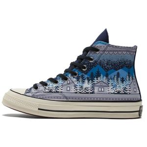 Converse Chuck 70 High Holiday -   Midnight Navy Blue Egret Black (172135C36)