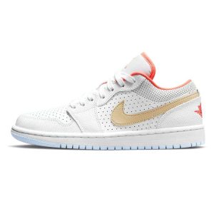 Air Jordan 1 Low SE White Sesame   Flash-Crimson Psychic-Blue (DC9509-10036)