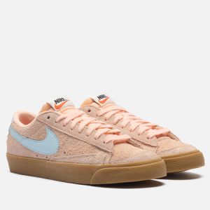 кроссовки Nike Wmns Blazer Low '77 Vintage (FQ8060-800) розового цвета
