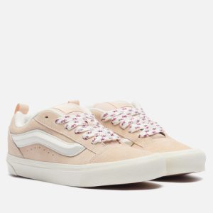 кеды Vans Knu Skool Floral Laces (VN000D6ZE2S) розового цвета