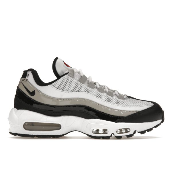 Nike Air Max 95 Light Iron Ore Black White University Red (DR2550-10038)