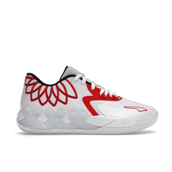 Puma MB01 Lo Team Colors -    High Risk Red Puma-White (376941-1044)