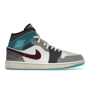 Air Jordan 1 Mid Exploration Unit White Sail Team-Red (FB1870-16141)