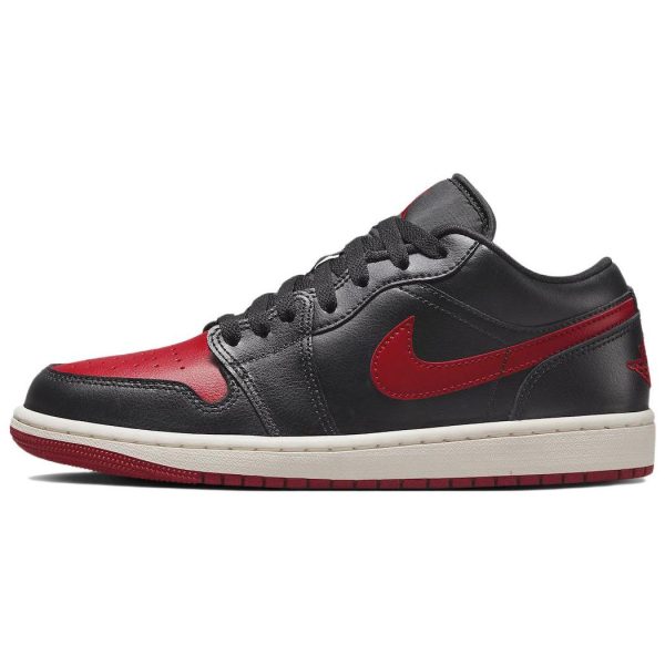 Air Jordan 1 Low Bred Sail Black Gym-Red (DC0774-06144)