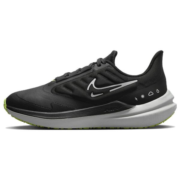 Nike Air Winflo 9 Shield Black White Volt   -- (DM1104-00138)