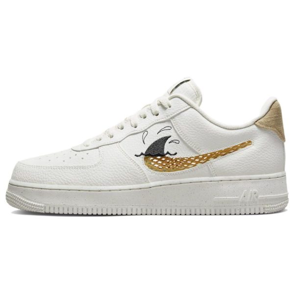 Nike Air Force 1 Low 07 LV8 Next Nature Sun Club    White Sharks Fin Sail Black Wheat-Grass (DM0117-10040)