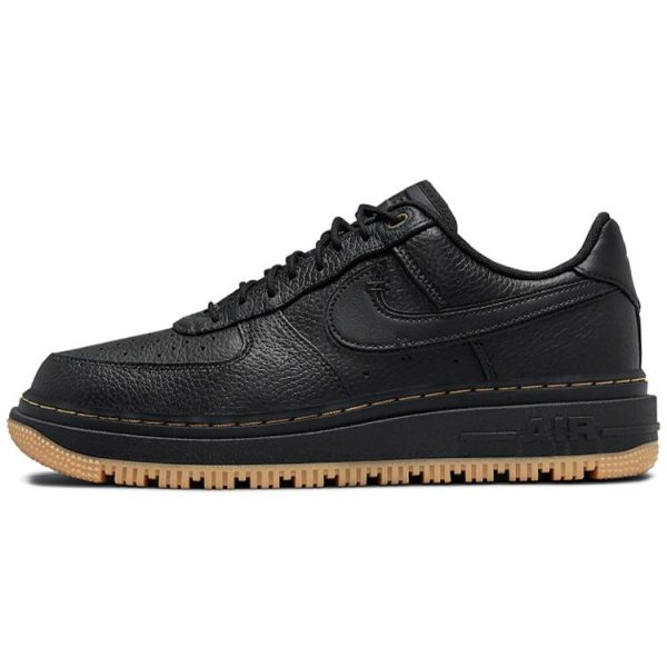 Nike Air Force 1 Luxe Black Gum Bucktan Gum-Yellow (DB4109-00143)