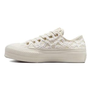 Converse Chuck Taylor All Star Lift Platform Low Daisy Cord   White Egret A (05007C40)