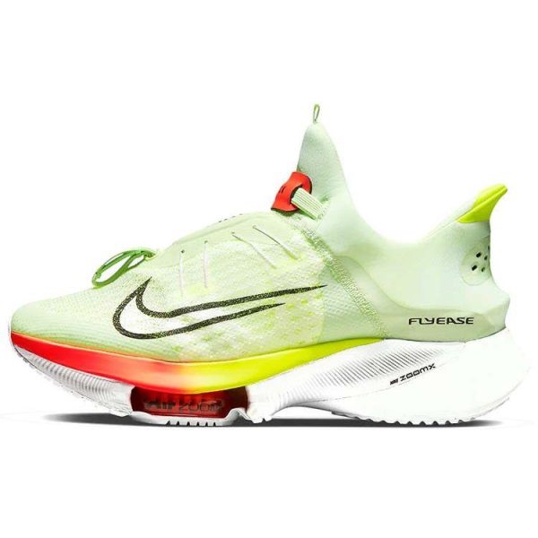 Nike Air Zoom Tempo NEXT FlyEase Barely Volt Hyper Orange Green Photon-Dust Black (CV1889-70040)