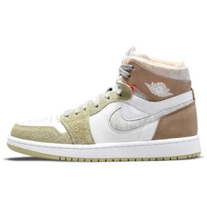 Air Jordan 1 High Zoom Comfort Olive Aura     - (CT0979-10236)